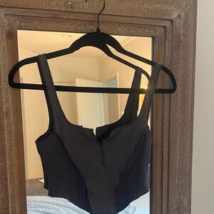 Urban Outfitters Black Crop Top